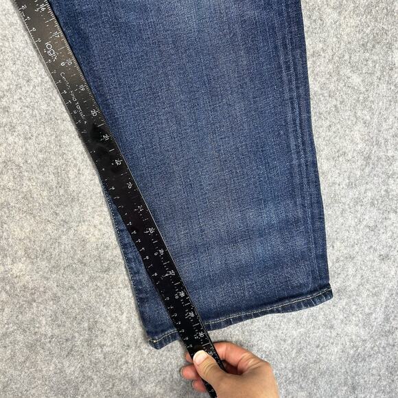 Lucky Brand Jeans Mens 40X30 Medium Wash Blue Denim 363 Vintage Straight Stretch - Picture 7 of 11